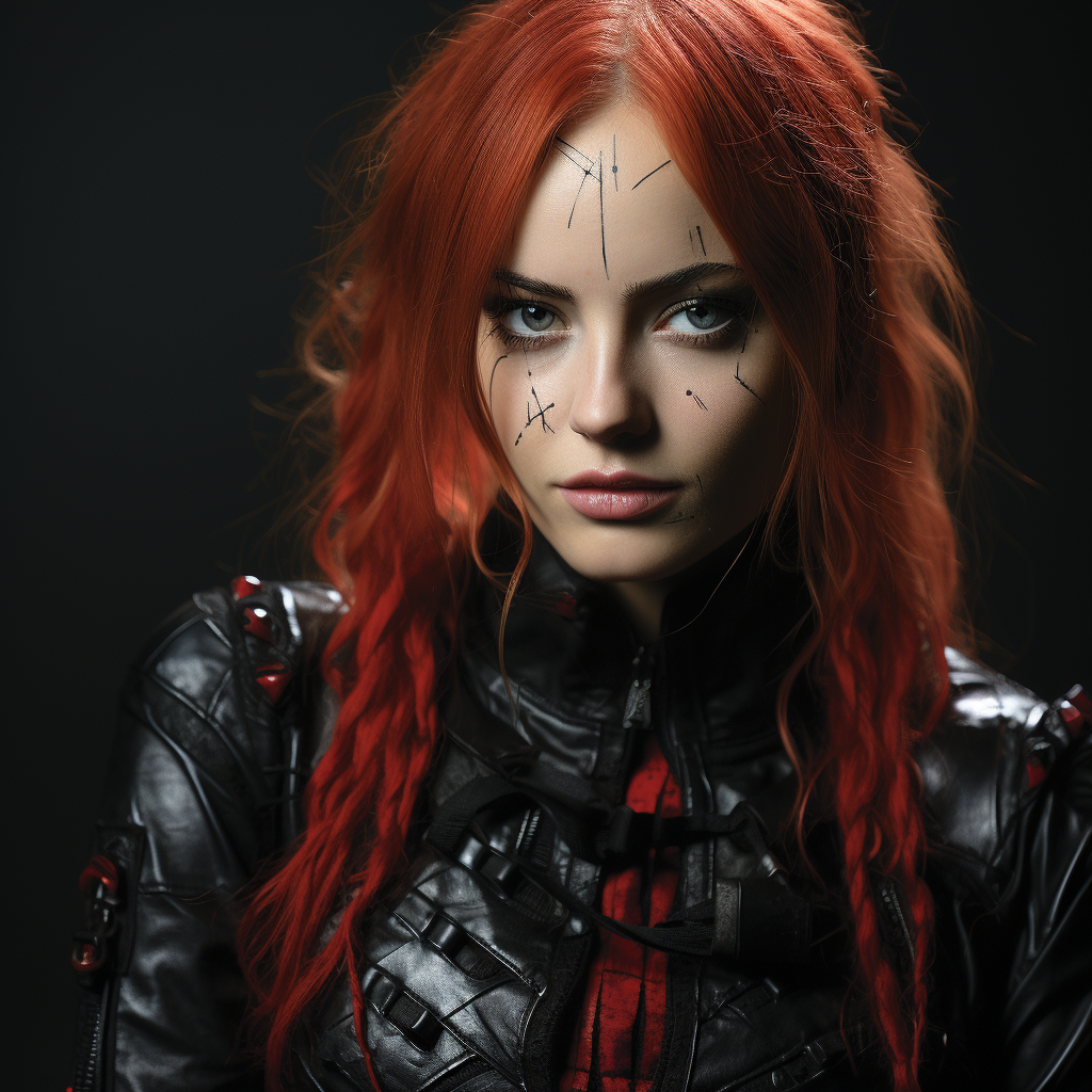 Lindsey Lohan as Black Spider-Man