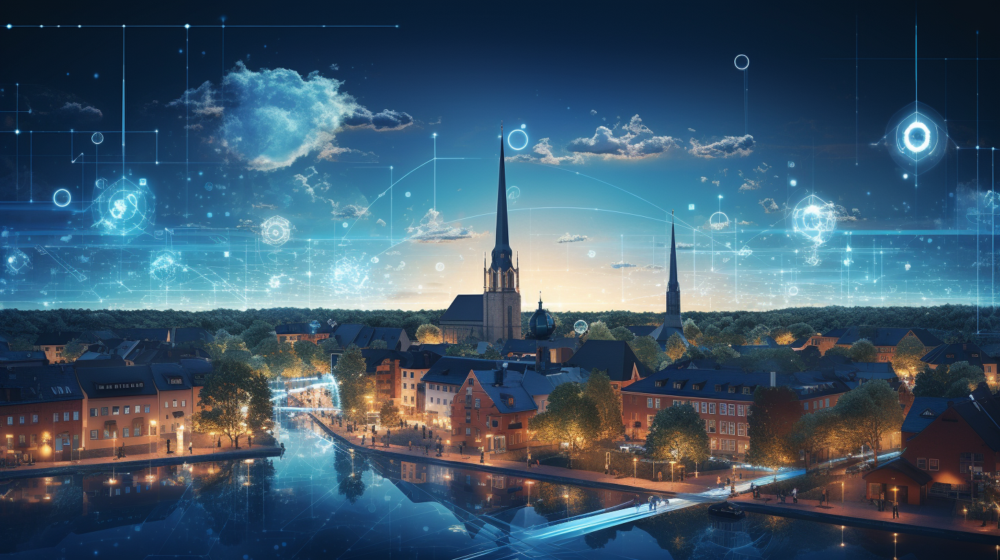 City of Linköping Sweden with AI