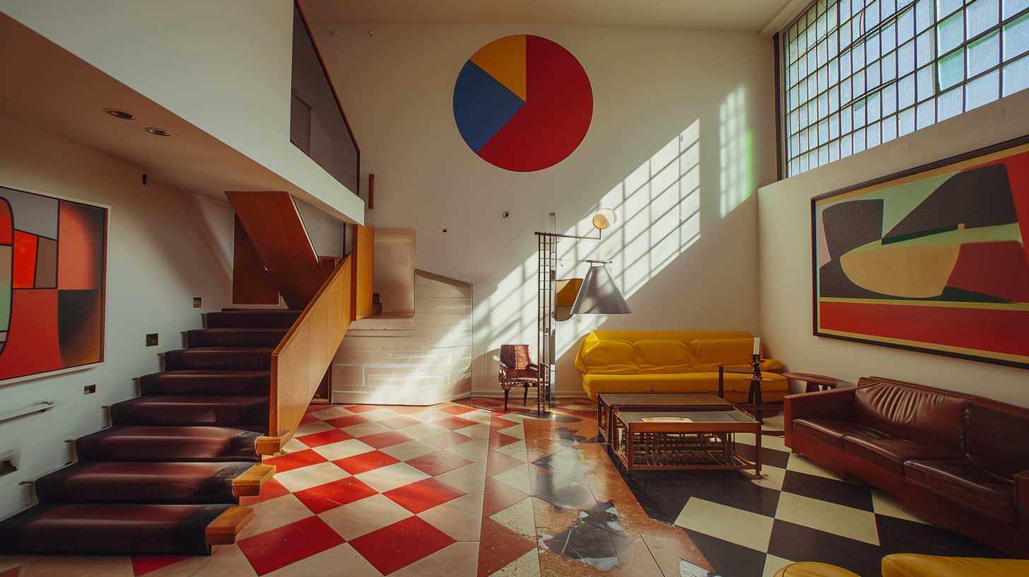 Suprematist El Lissitzky House Interior