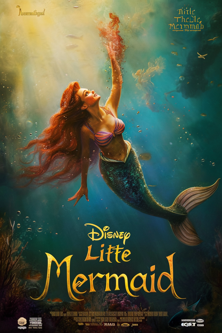 Little Mermaid movie poster by Rasputin