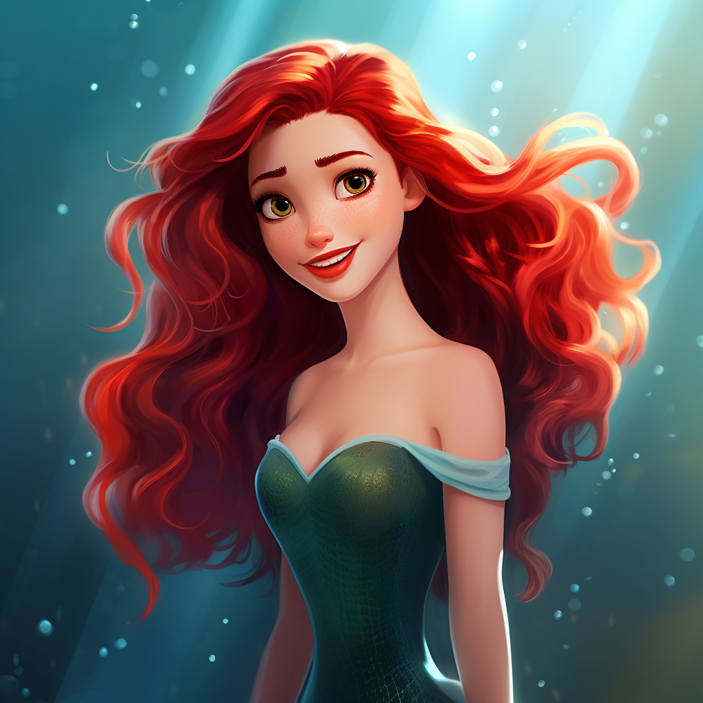 Pixar rendition of The Little Mermaid