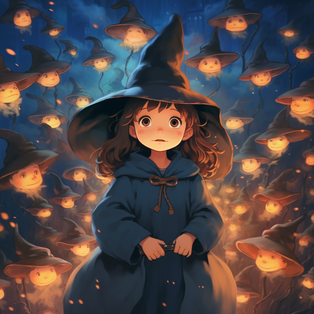 Adorable little witch from Studio Ghibli