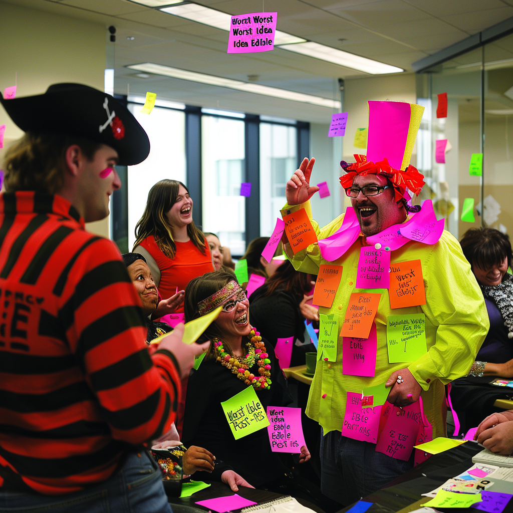 Fun Office Costume Idea Pitching