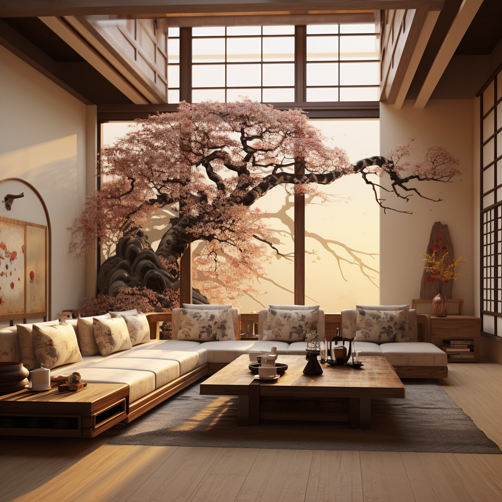 Beautifully designed living room interior