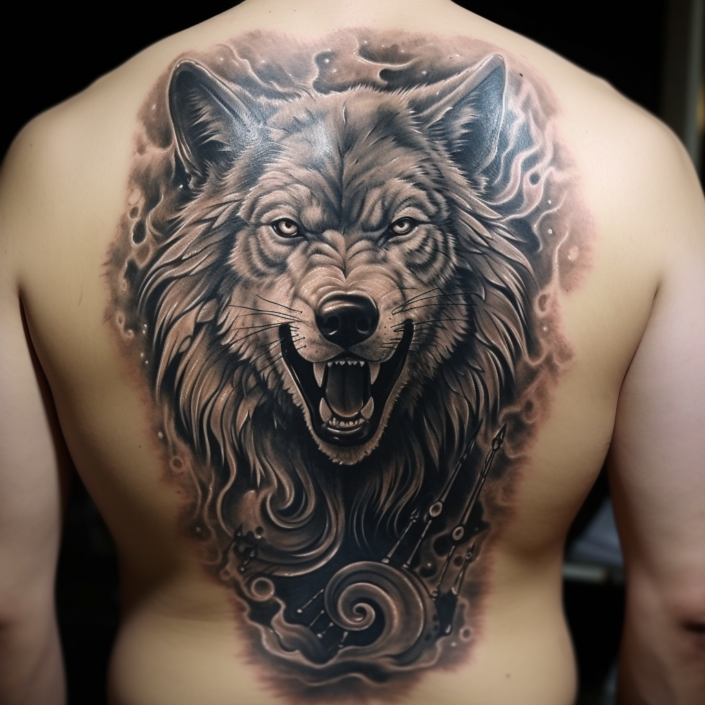 Unique Lobo Tattoo Designs