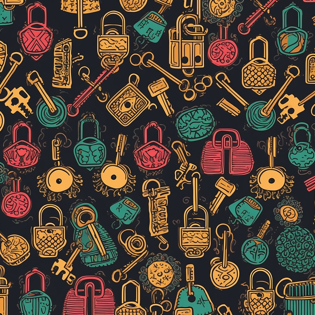 Pattern vector of locks and keys