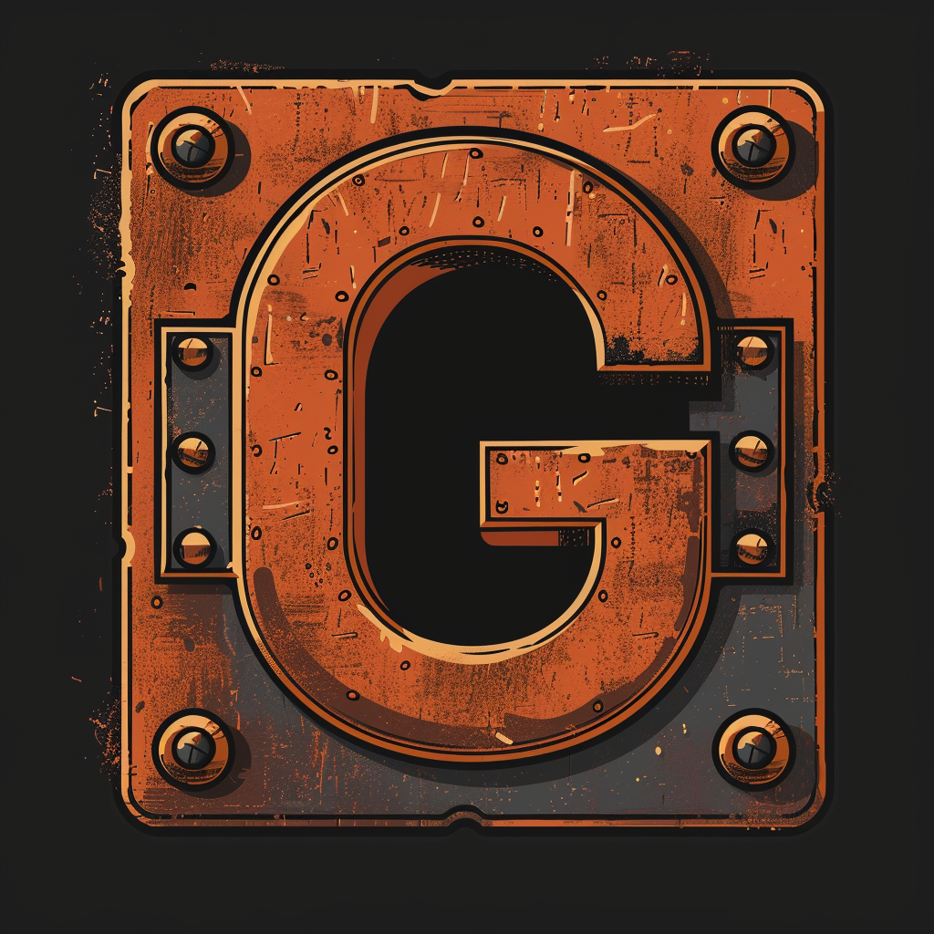 Lock logo with letter G