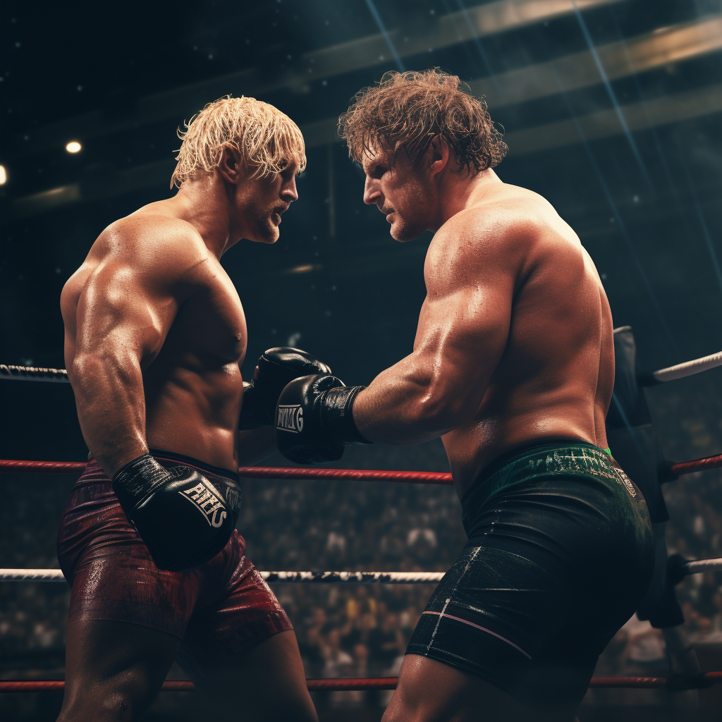 Logan Paul and Brock Lesnar clash in WWE ring