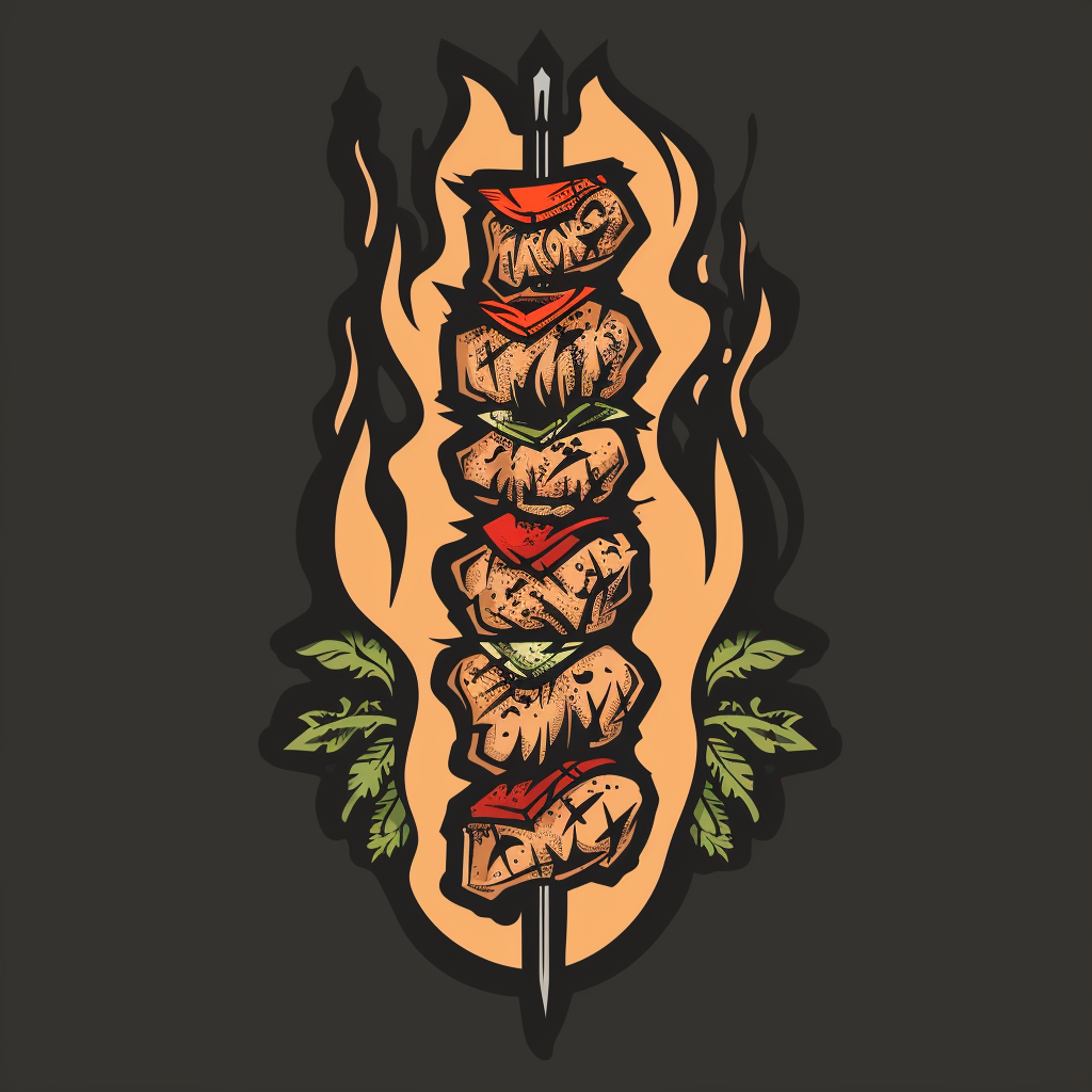 BBQ Cafe Logo Azim Kabob