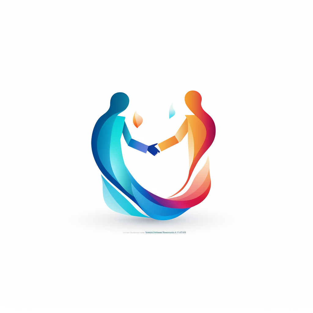 Logo showcasing business teamwork and collaboration