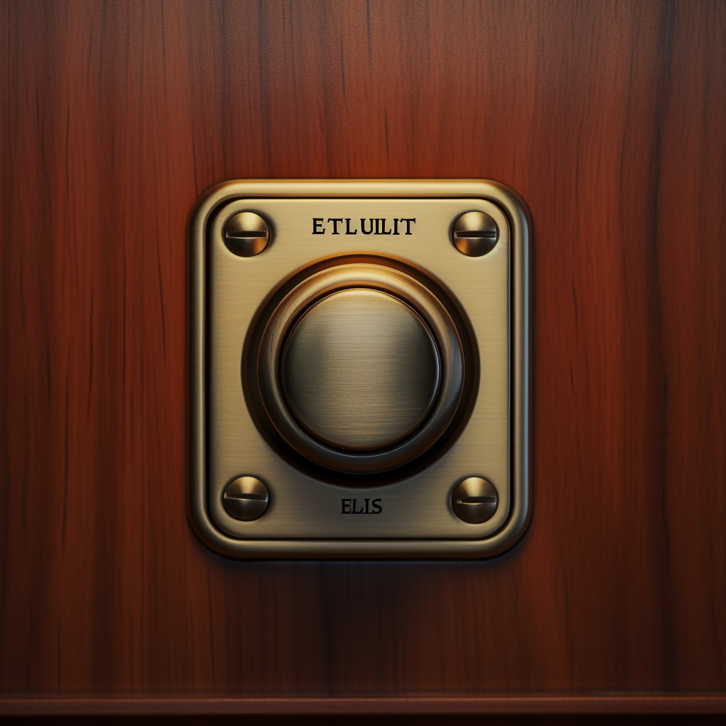 Clickable logout button icon