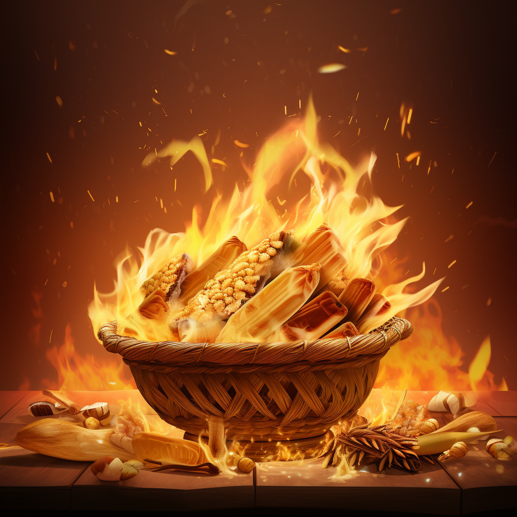 Realistic Lohri Background