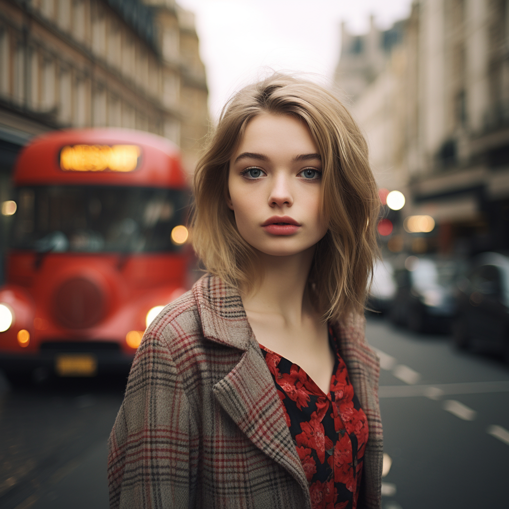 Stylish London Girl in Valerie Phillips' Fashion