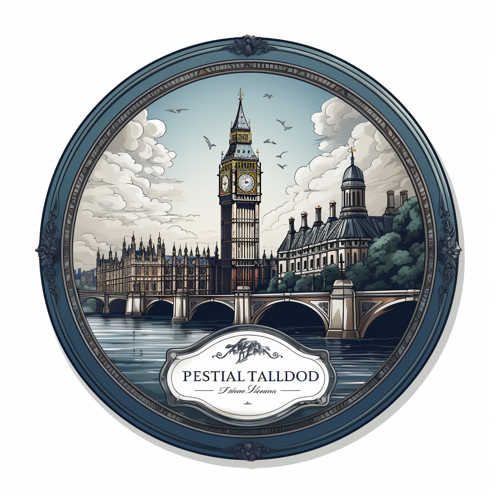 Vintage London Round Logo