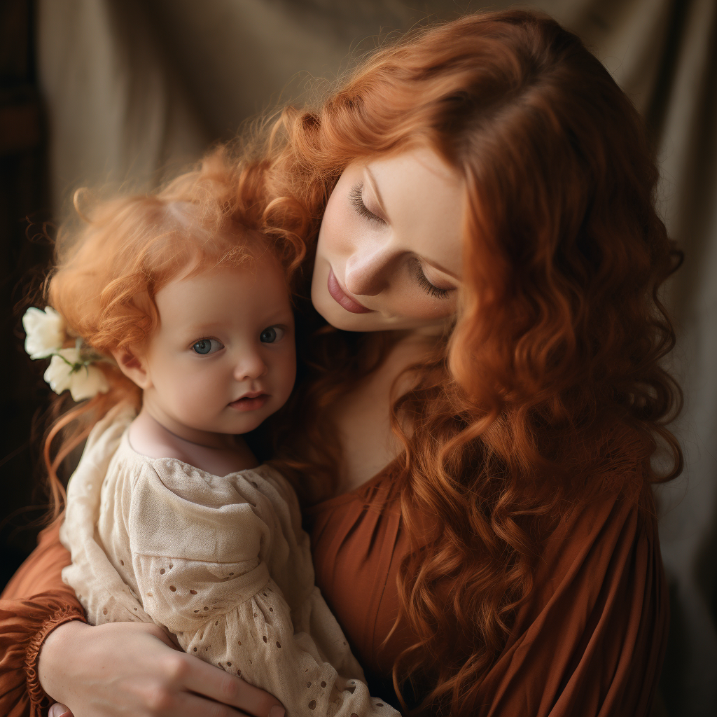 Happy Mother and Toddler Share a Loving Moment