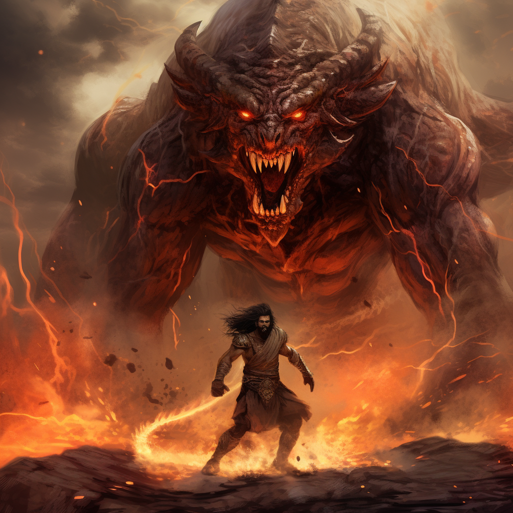 Hybrid Lord of the Rings Balrog and Prince of Persia Dahaka