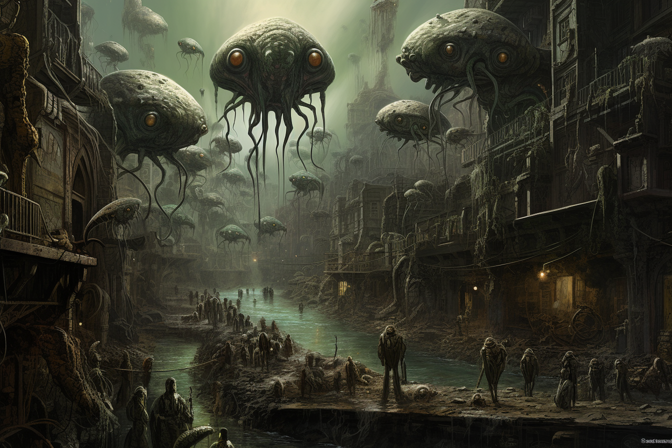 Hyper-realistic image of fabled Lost City of Dawleetoo