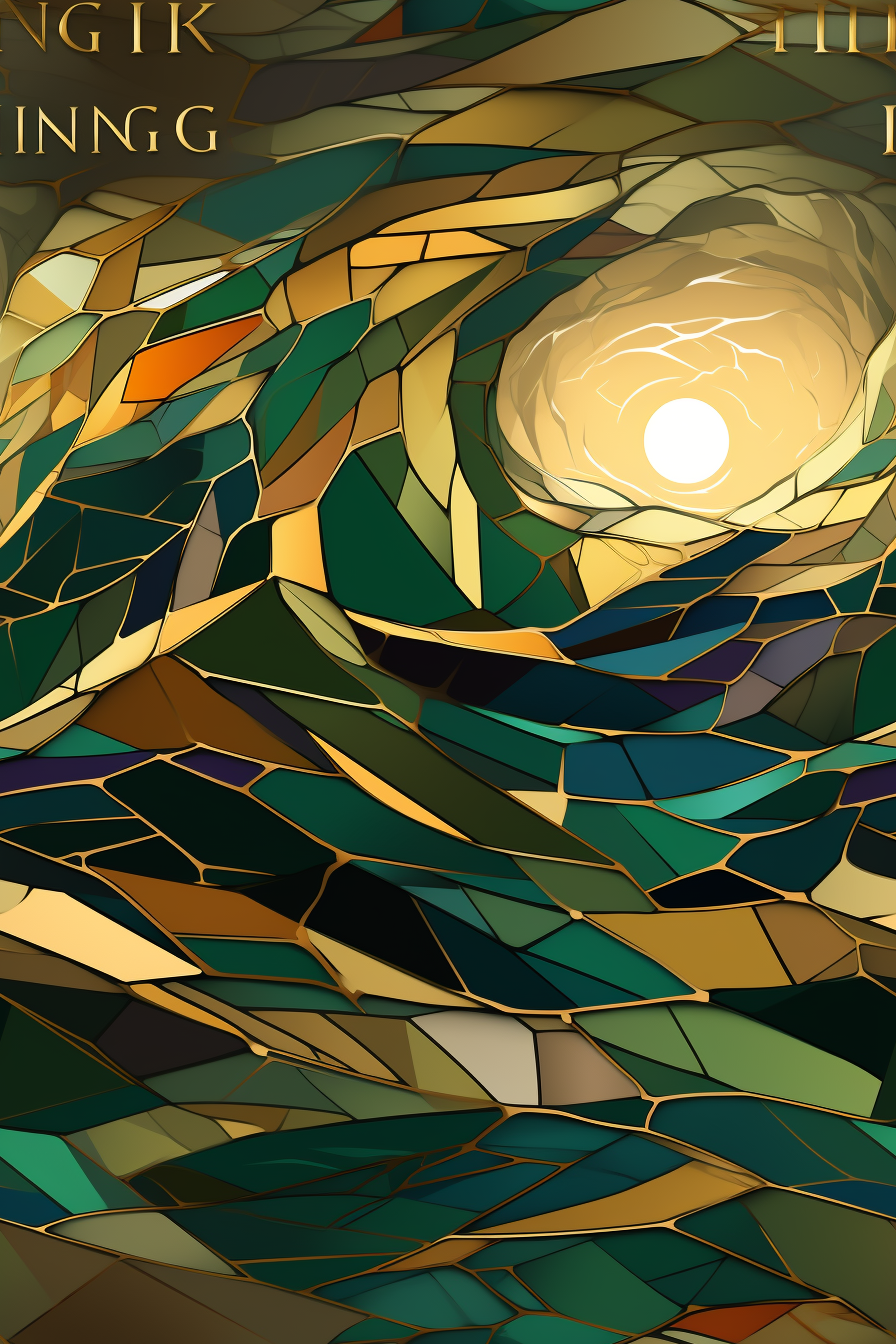 Stunning Lord of the Rings Kintsugi Landscape