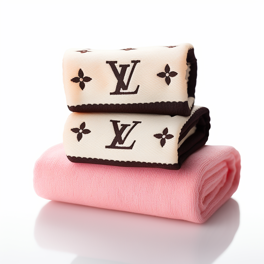 Stylish Louis Vuitton Square Mini Towels