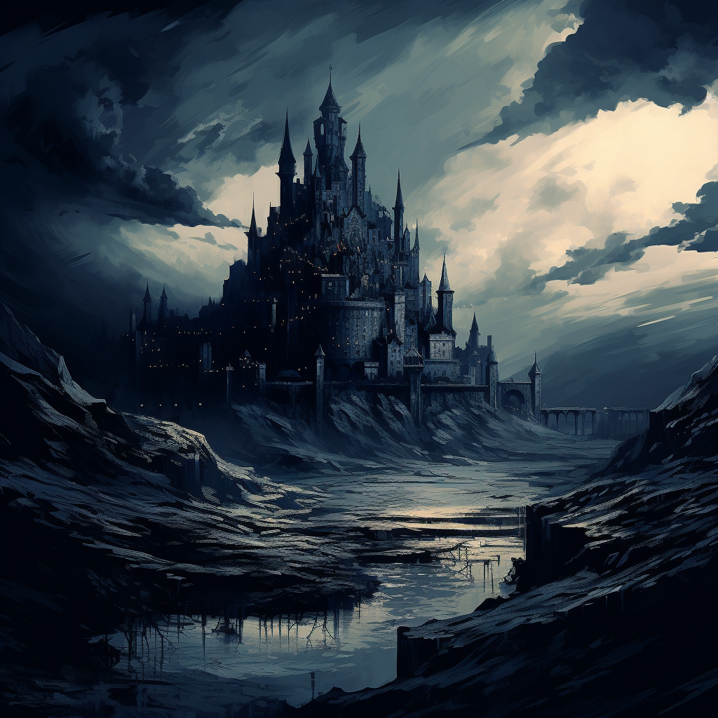 Lonely castle in the abyss