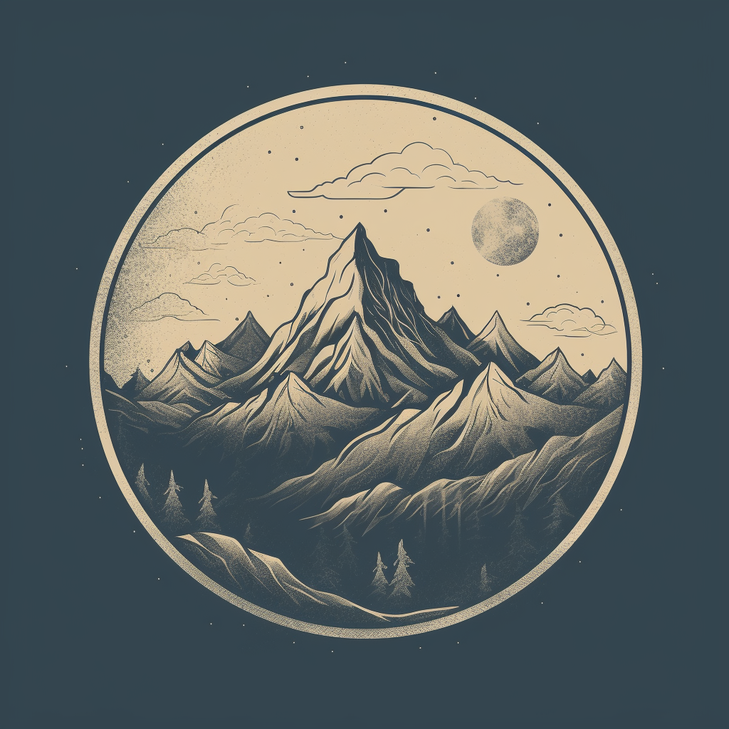 Terrain based logo design