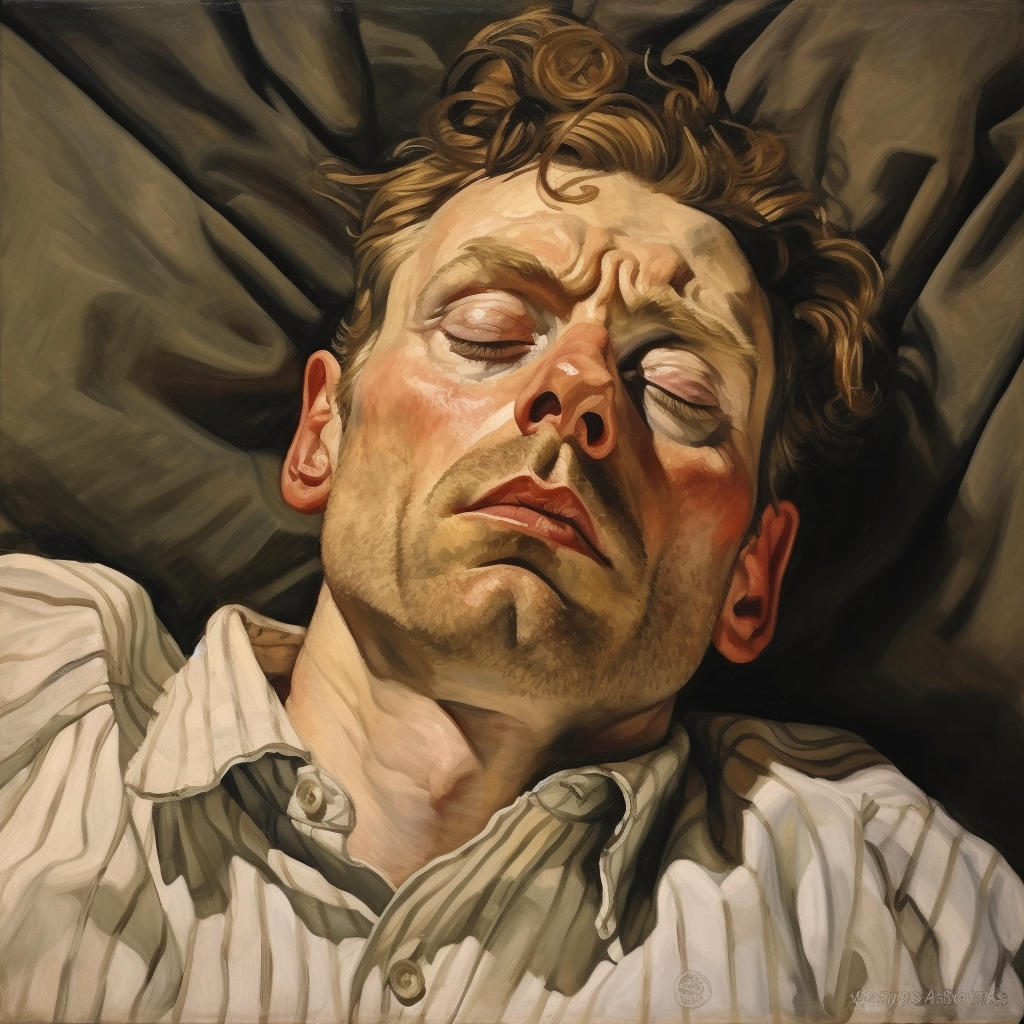 Lucien Freud's iconic painting