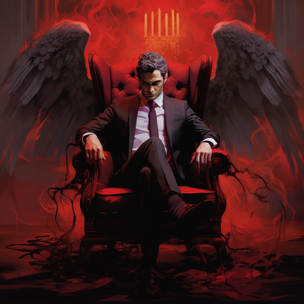 Stunning Lucifer Artwork Neo Noir