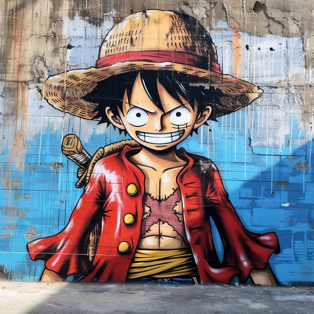 Luffy in Streetwear