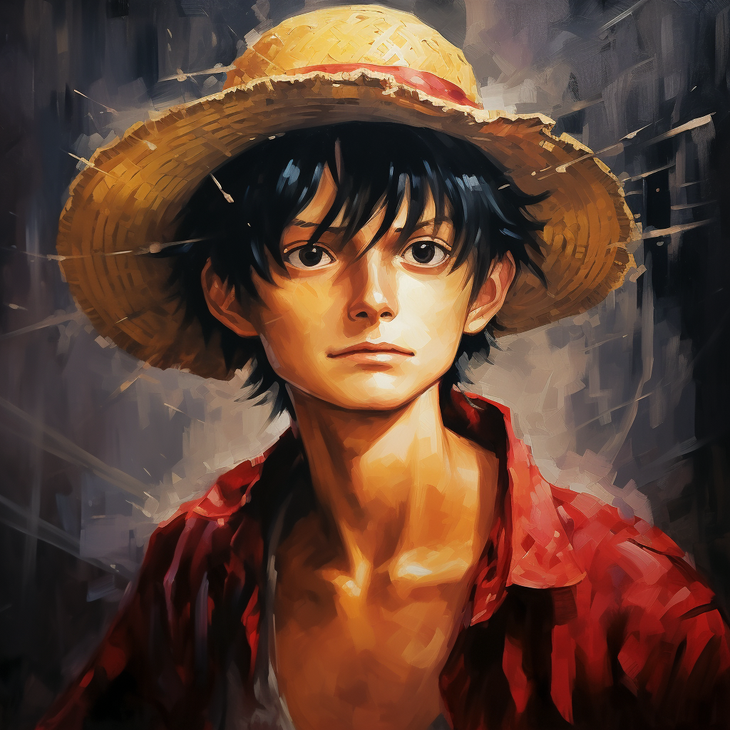 Adorable Luffy in Pirate Costume