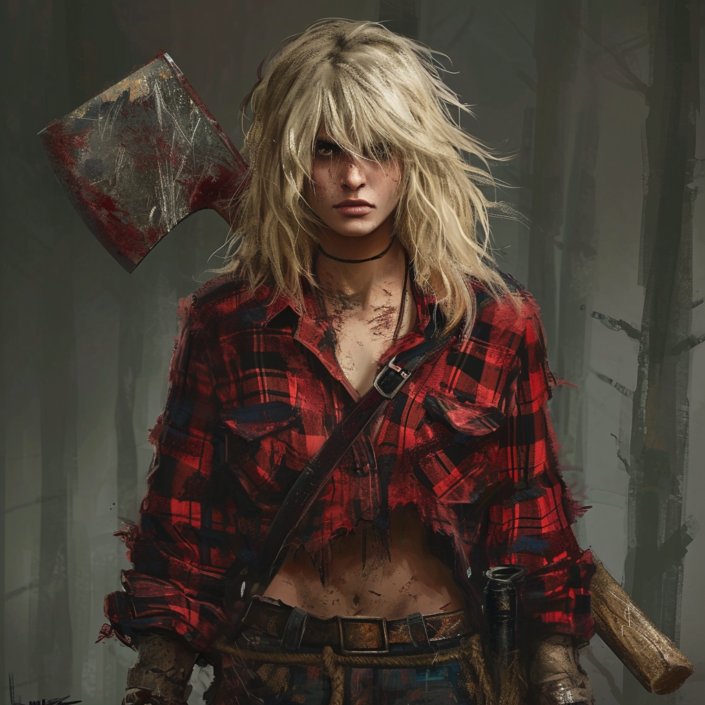 Scarred lumberjack queen photo