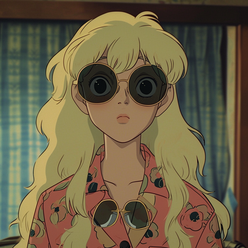 Luna Lovegood Retro Studio Ghibli Animation