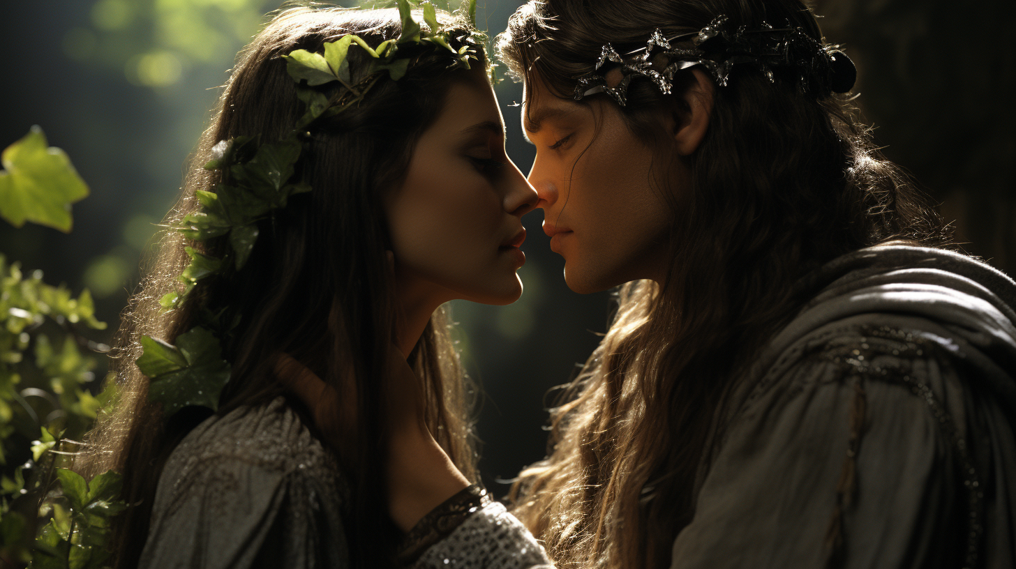 Lúthien and Beren, the immortal Elf-maiden and mortal Man