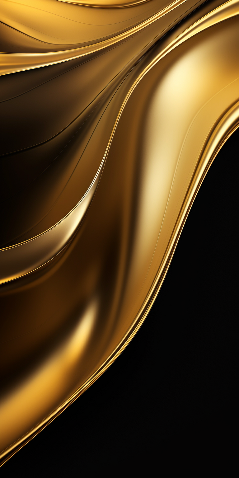 Luxe gold abstract simple design