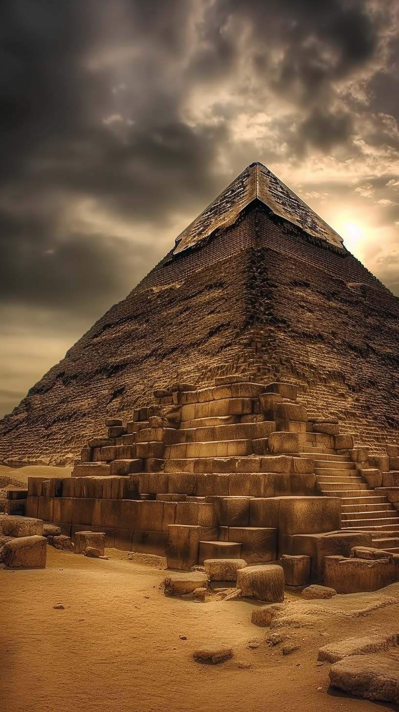 Luxurious Great Pyramid Stock Image