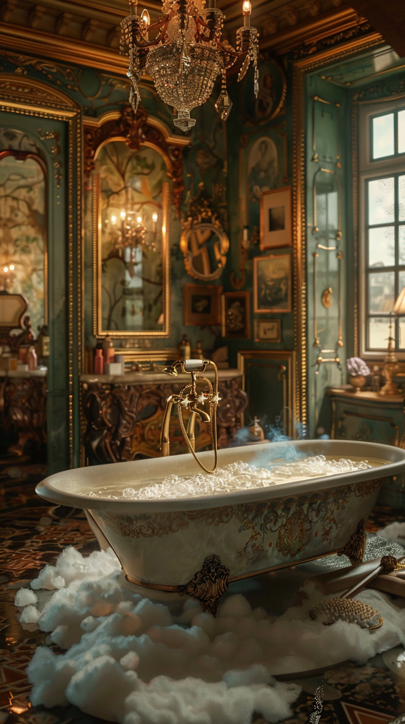 Luxury Milk Bath Setting