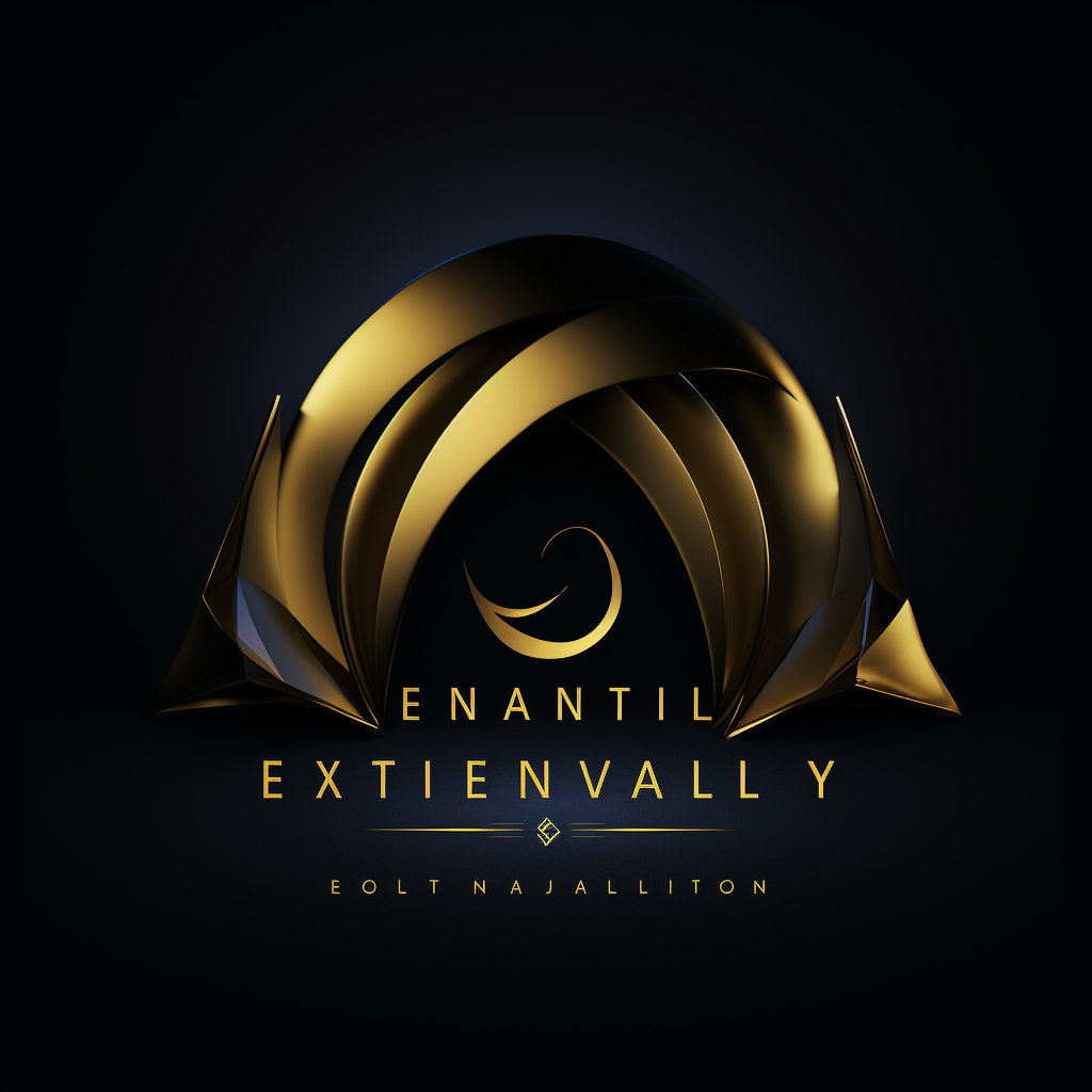 Luxury Event Logo with Tent