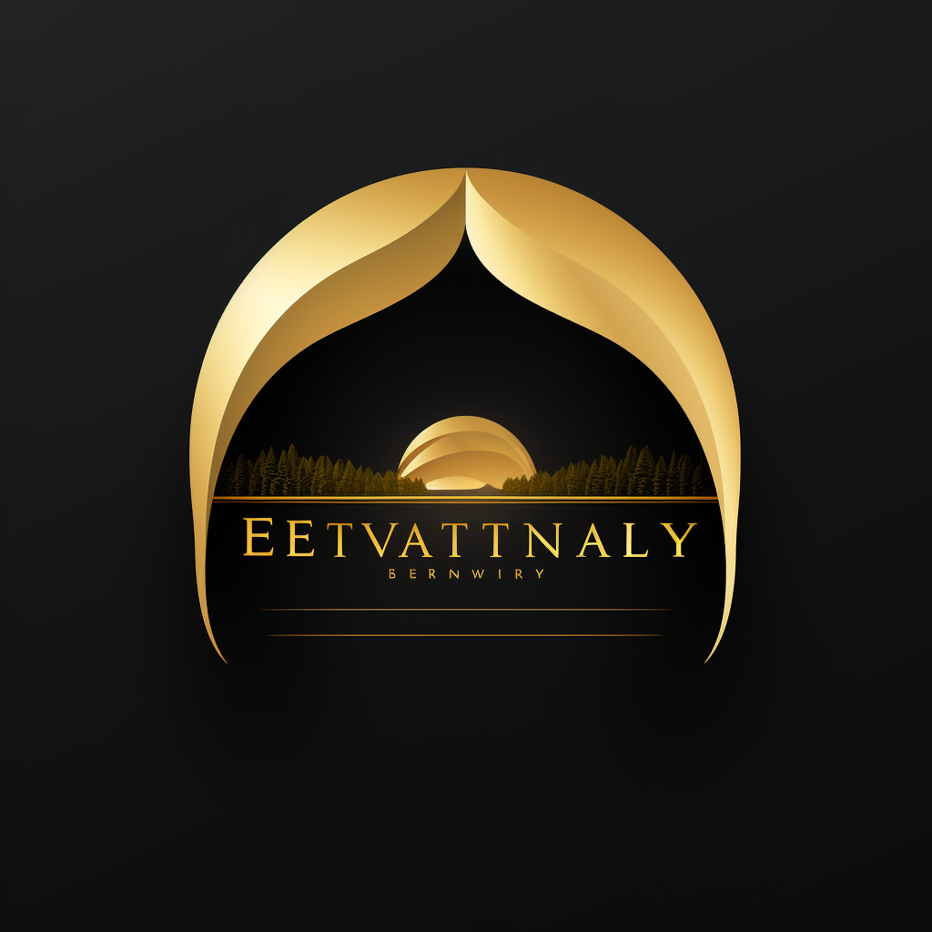 Luxury Event Logo with Shadow Tent