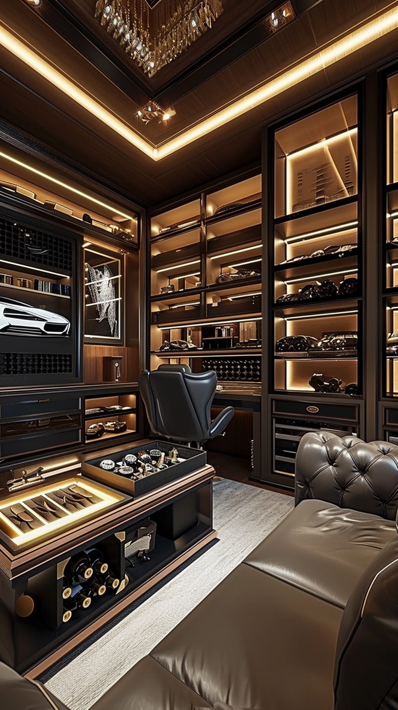 Luxury man cave collection