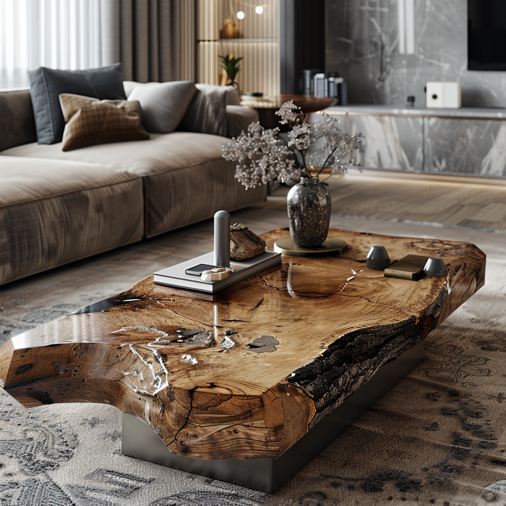 Reclaimed wood luxury furniture store