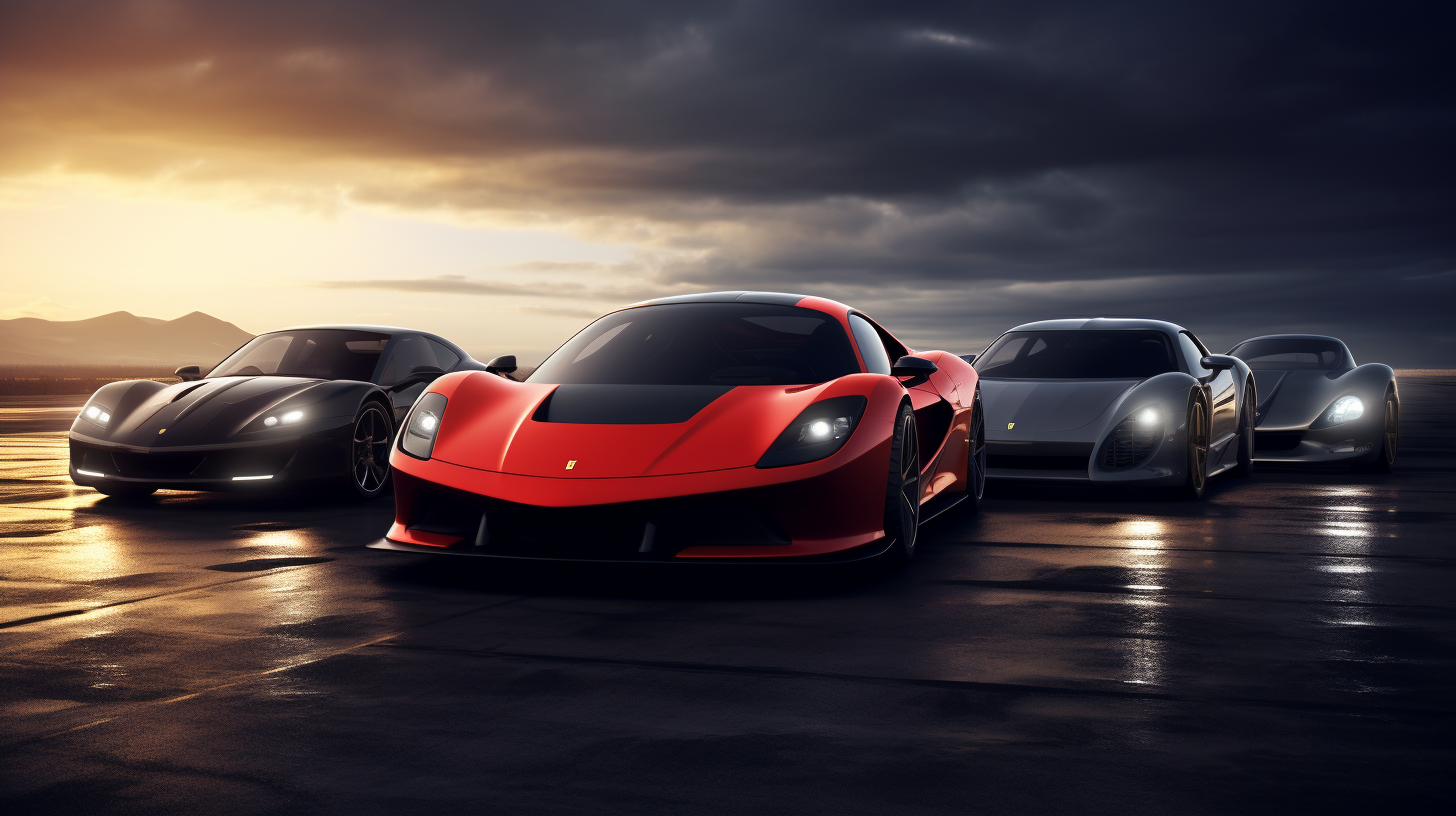 luxury sports car collection