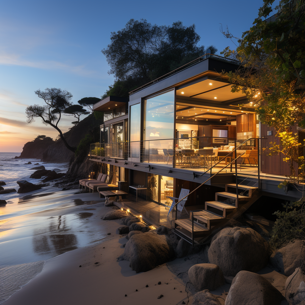 Luxury Tiny Home at Malibu Ocean Site