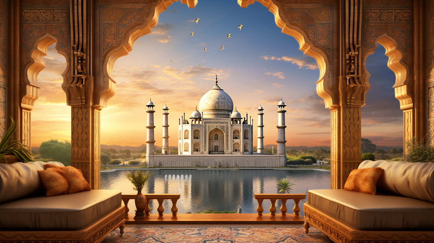 Close-up Luxury View of India