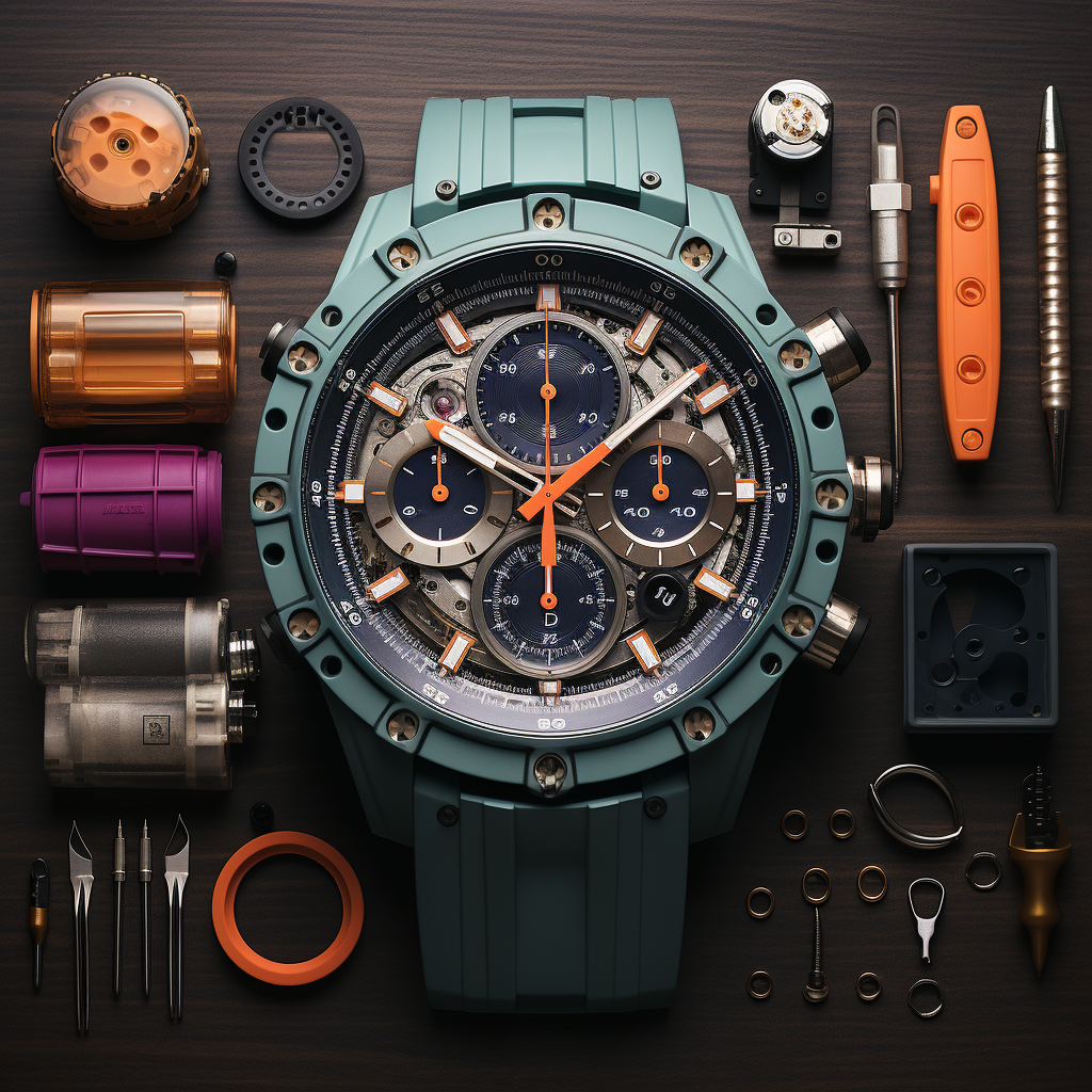 Luxury watch media kit colors