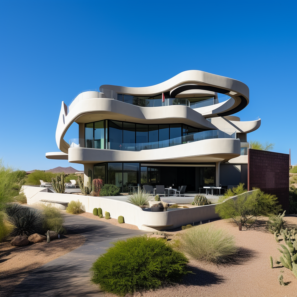 Luxury Zaha Hadid Style Compound in Scottsdale