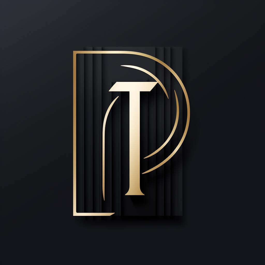 Luxury brand logo with camera shutter icon