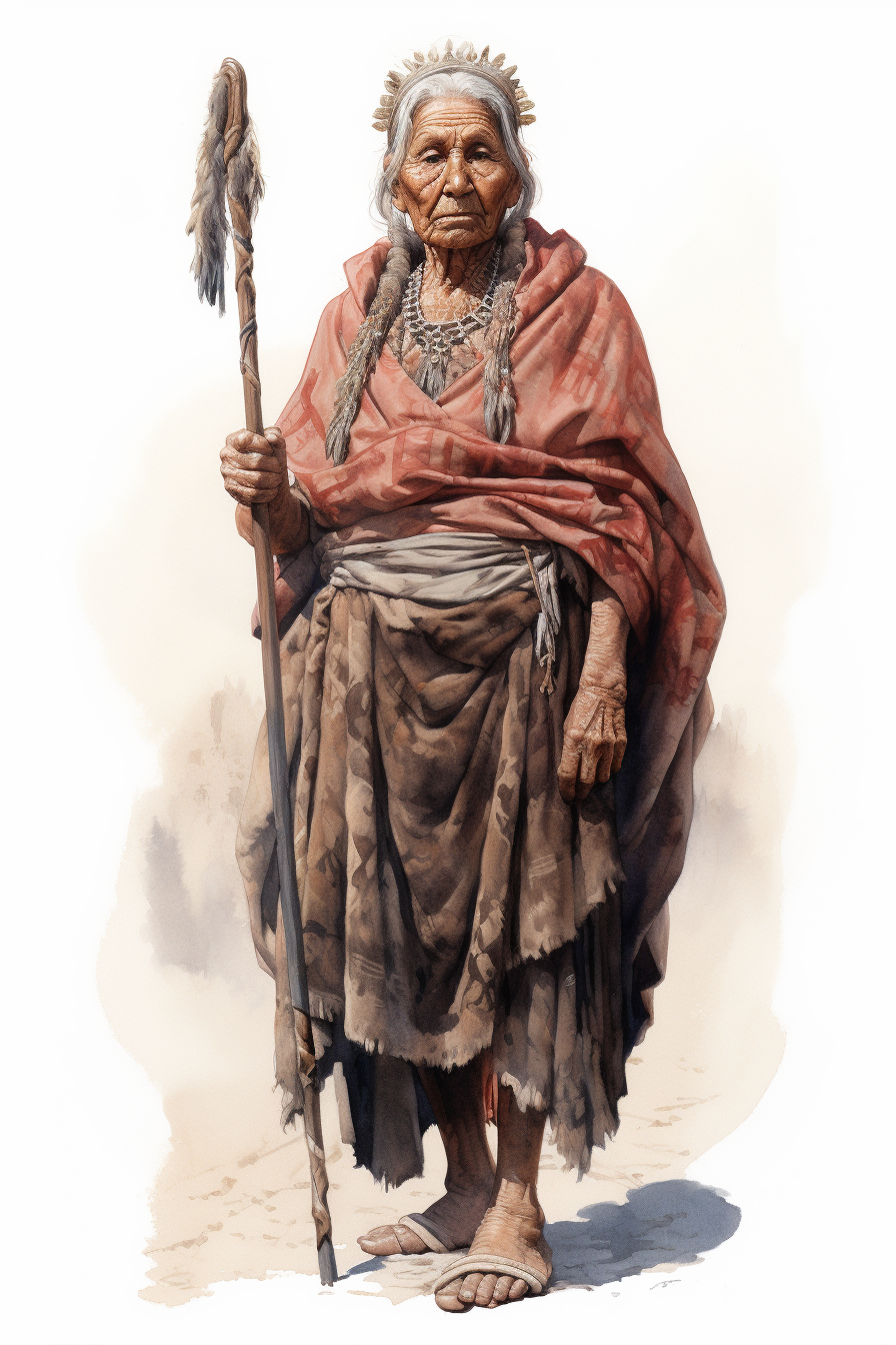 Macedonian Hoplite Old Woman Veteran