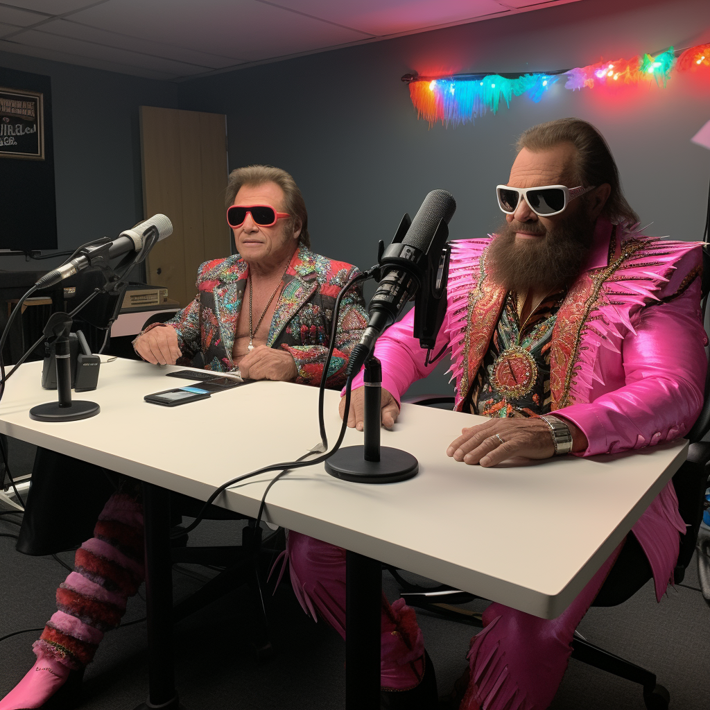 Macho Man Randy Savage and Rod Sterling podcast conversation