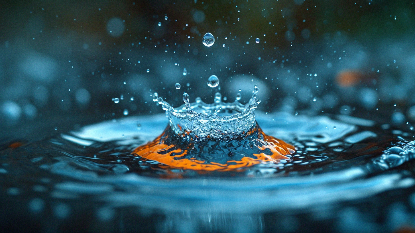 Macro Shot of Ancient Astral Dream with Water Mirror