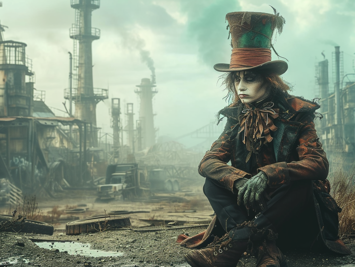 Post apocalyptic Mad Hatter image