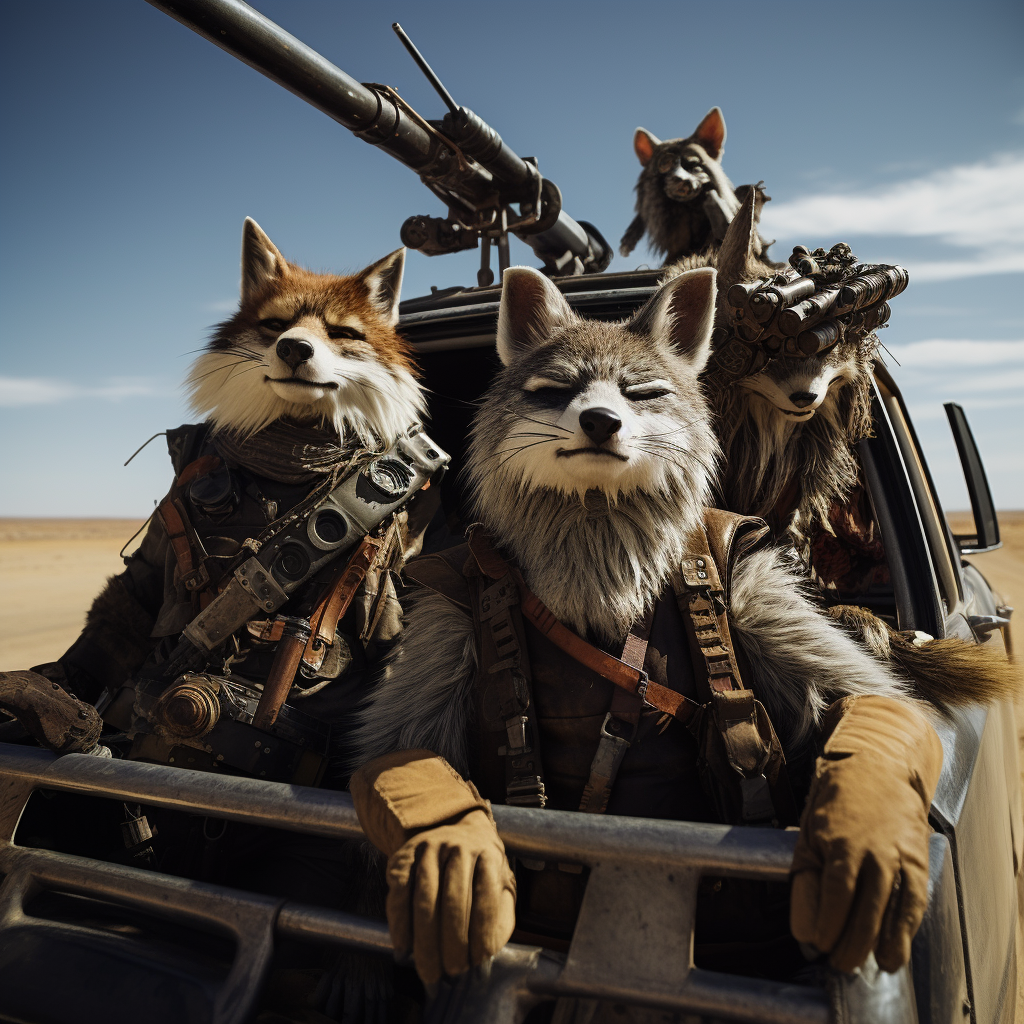 Furries on the Mad Max Road